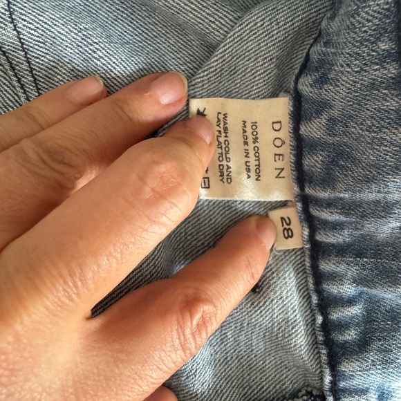 DÔEN Maritime Blue Women's Jeans (28) light wash - Picture 5 of 10